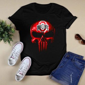 Ohio State Buckeyes Skull T Shirt