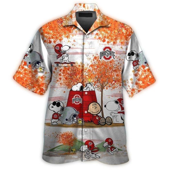 Ohio-State-Buckeyes-Snoopy-Autumn-Hawaiian-Shirt-1 Ohio State Buckeyes Snoopy Autumn Hawaiian Shirt 1