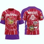 Ohio State Buckeyes Sp0Ngebob Squarepants All-Over Print T Shirt