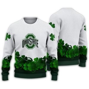 Ohio State Buckeyes St Patricks Day Ugly Sweater