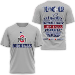 Ohio State Buckeyes Teacher Pride 2025 All-Over Print T Shirt