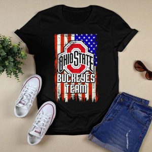 Ohio State Buckeyes Team Usa Flag T Shirt