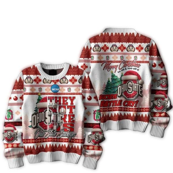 Ohio-State-Buckeyes-They-Not-Like-Us-Merry-Christmas-To-All-Ugly-Sweater-1 Ohio State Buckeyes They Not Like Us Merry Christmas To All Ugly Sweater 1