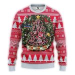 Ohio State Buckeyes Tree Christmas Ugly Sweater