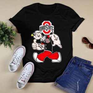 Ohio State Buckeyes Vintage Cartoon Sailor Character T Shirt