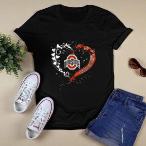 Ohio State Buckeyes Water Heart Logo Felice Ohisb T Shirt