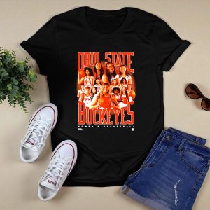 Ohio State Buckeyes Womens Basketball Team Players Group Photo T Shirt