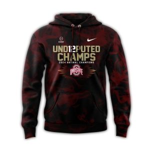 Ohio State Football 2024 National Champions Smoke All-Over Print Hoodie