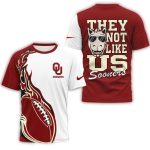 Oklahoma Sooners 2025 They Not Like Us All-over Print T-Shirt