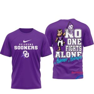 Oklahoma Sooners Alzheimer Awareness November All-over Print T-Shirt