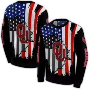 Oklahoma Sooners American Pride All-over Print Sweatshirt