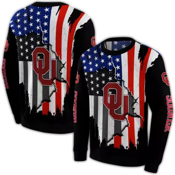 Oklahoma Sooners American Pride AOP Sweatshirt 1