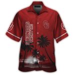 Oklahoma Sooners Beach Night Tropical Hawaiian Shirt