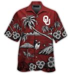Oklahoma Sooners Beach Surf Tropical Hawaiian Shirt