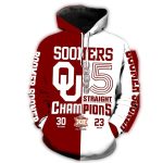 Oklahoma Sooners Champions All-over Print Hoodie