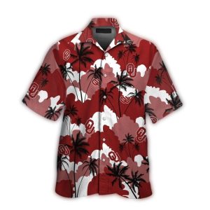 Oklahoma Sooners Cloud And Coconut Tropical Hawaiian Shirt