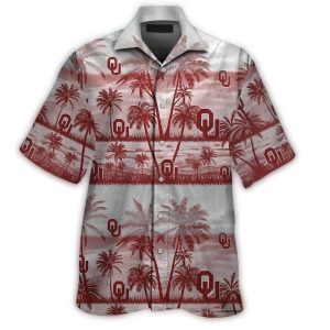Oklahoma Sooners Coconut Tropical Summer Vacation Hawaiian Shirt