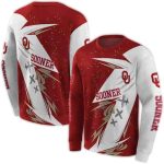 Oklahoma Sooners Dynamic Slash All-over Print Sweatshirt