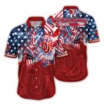 Oklahoma Sooners Flag American Hawaiian Shirt