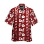 Oklahoma Sooners Floral Leafs Flower Pattern Vintage Hawaiian Shirt