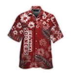Oklahoma Sooners Flower Pattern Summer Vacation Hawaiian Shirt