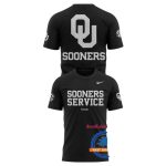 Oklahoma Sooners Football Sooner Service 2025 All-over Print T-Shirt