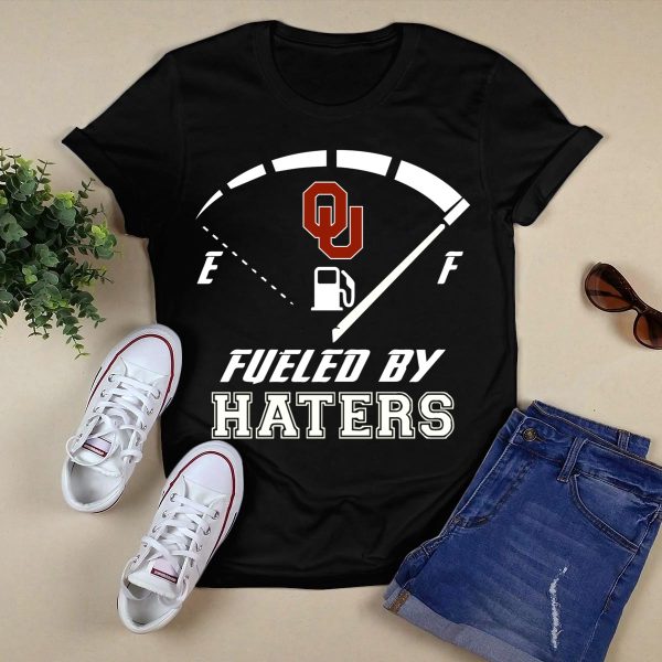 Oklahoma Sooners Fueled By Haters Energy Meter OU T Shirt 1