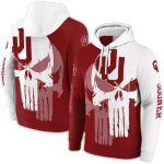 Oklahoma Sooners Graphic Punisher All-over Print Hoodie