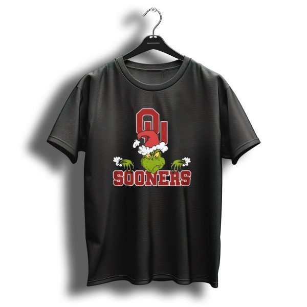 Oklahoma Sooners Grinch Christmas Football 2024 Ncaa T Shirt 1 t shirt 1
