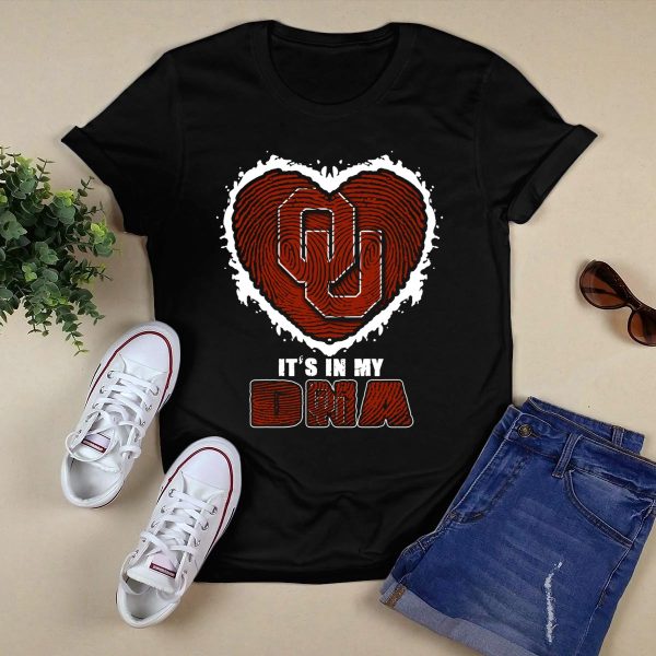 Oklahoma Sooners Its in My DNA T Shirt 1
