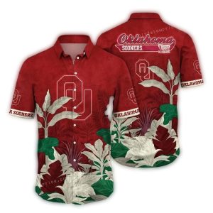 Oklahoma Sooners Landscape Vintage Hawaiian Shirt