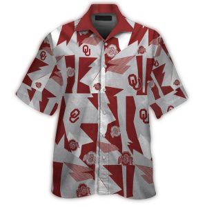 Oklahoma Sooners Logo Vintage Hawaiian Shirt