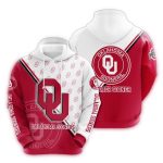 Oklahoma Sooners Many Logo All-over Print Hoodie