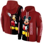 Oklahoma Sooners Mickey Mouse All-over Print Hoodie