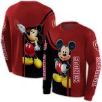 Oklahoma Sooners Mickey Mouse All-over Print Sweatshirt
