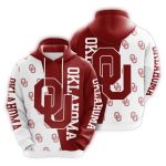 Oklahoma Sooners Multi Logo For Fan All-over Print Hoodie