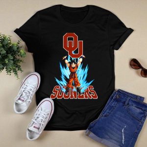 Oklahoma Sooners Ou Songoku Super Saiyan Energy Burst T-Shirt