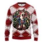 Oklahoma Sooners Pub Dog Christmas Ugly Sweater