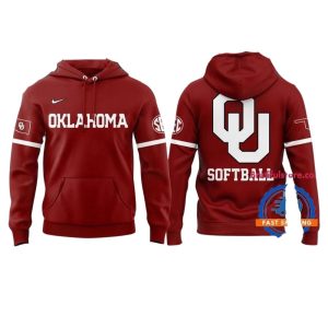 Oklahoma Sooners Softball New All-over Print Hoodie