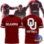 Oklahoma Sooners Softball New All-over Print T-Shirt