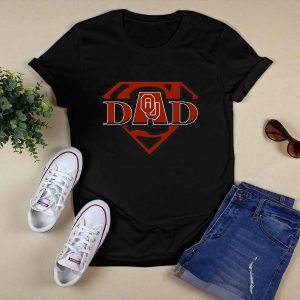 Oklahoma Sooners Super Dad Logo Dad Ou T-Shirt