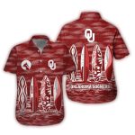 Oklahoma Sooners Surf Beach Hawaiian Shirt
