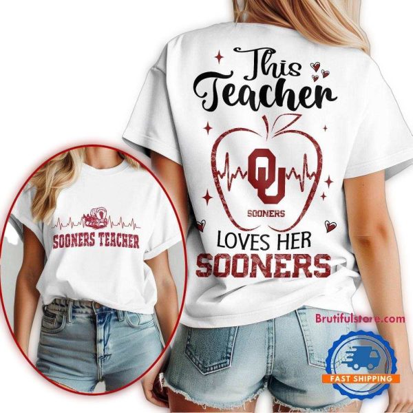 Oklahoma Sooners Teacher Appreciation Month Vintage T Shirt 1
