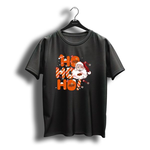 Oklahoma State Cowboys Osu Santa Claus Ho Ho Ho Christmas T Shirt t shirt 1