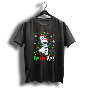Ol Hhh Christmas Ho Ho Ho Olaf Disney Frozen Holiday Mickey Mouse Snowflakes T Shirt