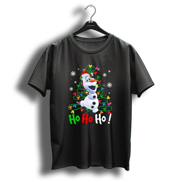 Ol Hhh Christmas Ho Ho Ho Olaf Disney Frozen Holiday Mickey Mouse Snowflakes T Shirt 1 t shirt 1