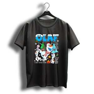 Olaf Summer Im Olaf I Like Warm Hugs Christmas Santa Hat Some People Are Worth Melting For T Shirt