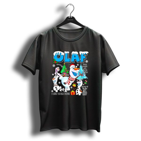 Olaf Summer IM Olaf I Like Warm Hugs Christmas Santa Hat Some People Are Worth Melting For T Shirt 1 t shirt 1