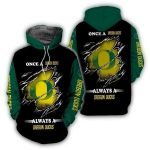 Once A Oregon Ducks Always A Oregon Ducks All-Over Print Hoodie