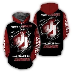 Once A Oklahoma Sooners Always A Oklahoma Sooners All-over Print Hoodie
